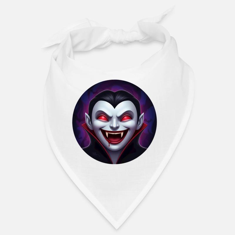 Sourire de vampire – regard rouge Bandana
