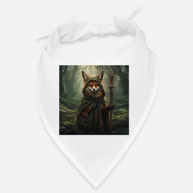 Forest Fox in Druid Cape Bandana
