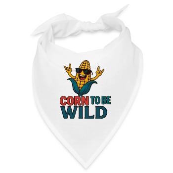 Korn to be Wild – Korn-Spaß - Bandana - Weiß - Vorne