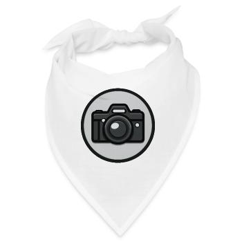 Geschenkidee für Fotoliebhaber, Foto - Bandana - Weiß - Vorne