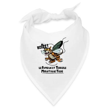 DIE BERÜHMTE TIGERMÜCKE - Bandana - Weiß - Vorne