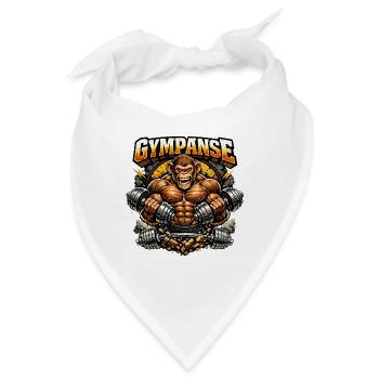 Der sportlichste Affe im Gym - Gympanse - Bandana - Weiß - Vorne