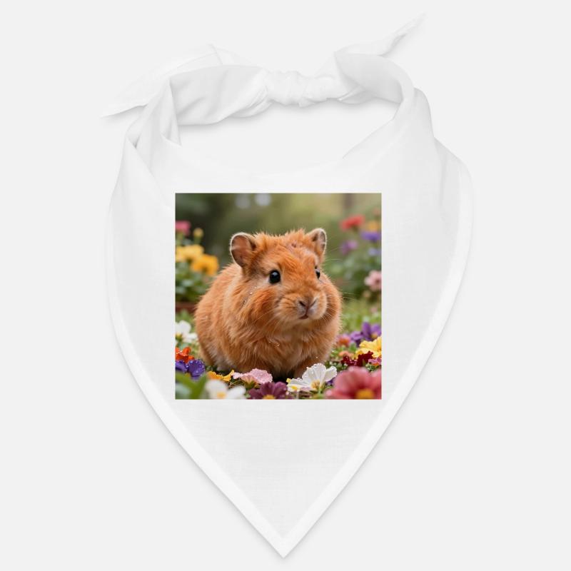 Rêve de hamster fleuri Bandana