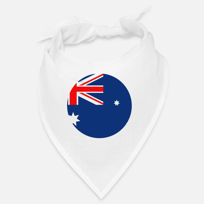Australian flag round Bandana