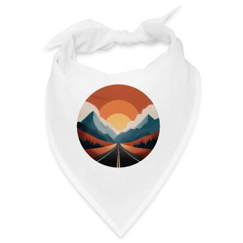 Bergwandern für Naturliebhaber - Bandana - Weiß - Vorne