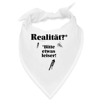 Realität & Wirklichkeit - Bandana - Weiß - Vorne