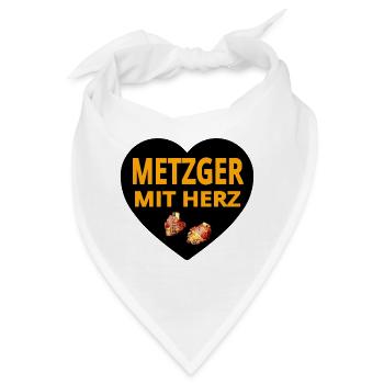 Metzger - Bandana - Weiß - Vorne