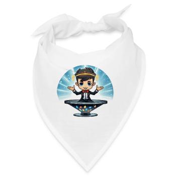 Magier auf Portal der Juwelen - Bandana - Weiß - Vorne
