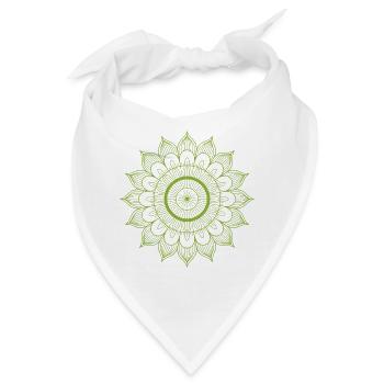 Mandala - Bandana - Weiß - Vorne