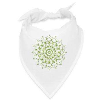 Mandala - Bandana - Weiß - Vorne