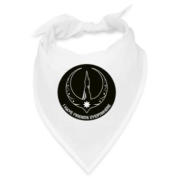 Rebellion Loon Logo - Eistaucher Rebellion Logo - Bandana - Weiß - Vorne