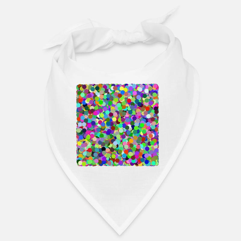 Bunte Konfetti-Kreise Bandana