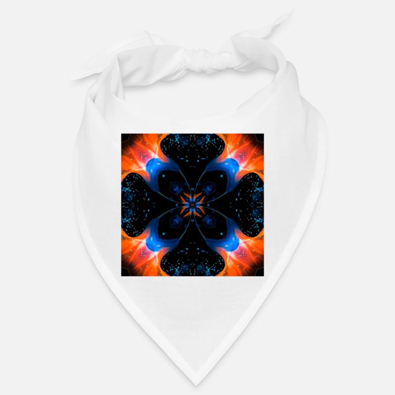 Fraktalkunst Digitale Blume Bandana