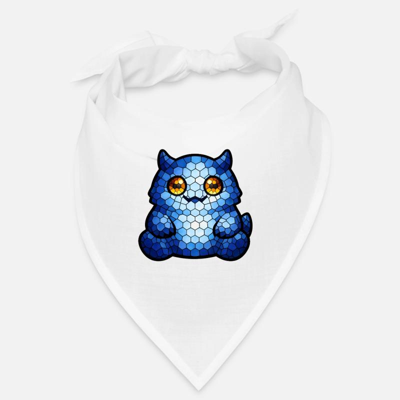 Mosaic Cat Blue-eye Bandana