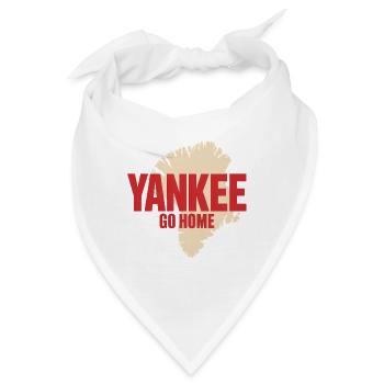 Yankee Go Home - Grönland / Grønland - Bandana - Weiß - Vorne