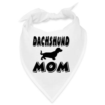 Dackel - Bandana - Weiß - Vorne