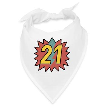 21 - Bandana - Weiß - Vorne