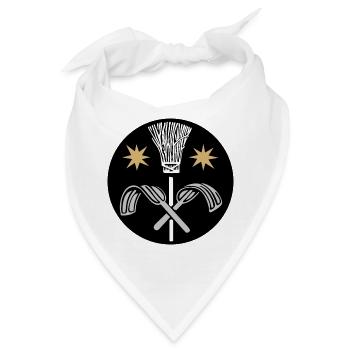 51166_Schornsteinfeger, Kaminkehrer - Bandana - Weiß - Vorne