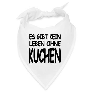 Kuchen - Bandana - Weiß - Vorne
