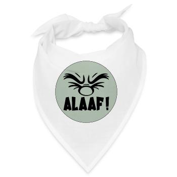 Karneval Kostüm Alaaf - Bandana - Weiß - Vorne