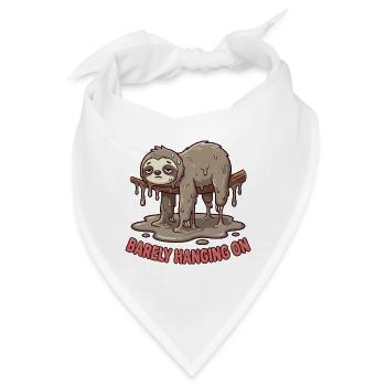 Ich gebe mein Bestes: Gerade so über Trägheit durchhalten - Bandana - Weiß - Vorne