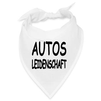 Autos - Bandana - Weiß - Vorne