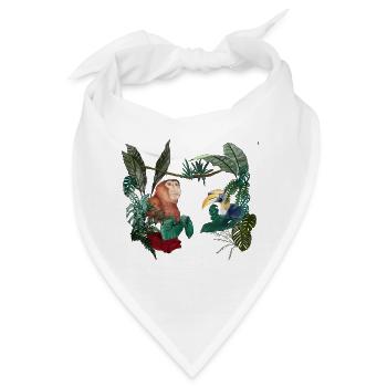 Borneo-Liebe - Bandana - Weiß - Vorne