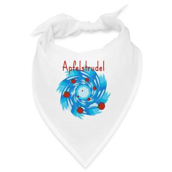 Apfelstrudel witzig Bild zweideutig backen kochen - Bandana - Weiß - Vorne