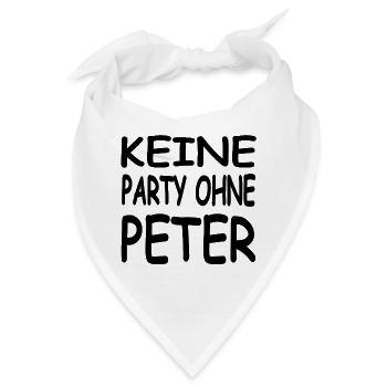 Peter - Bandana - Weiß - Vorne