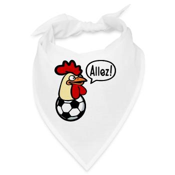 Hens Chickens Football - Bandana - Weiß - Vorne