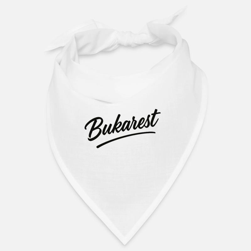 Bukarest Script Vintage Logo Bandana