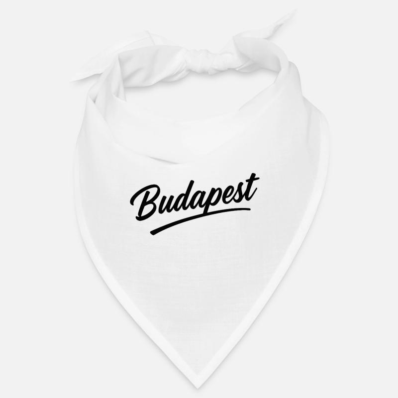 Budapest Script Schriftzug Reise-Souvenir Bandana