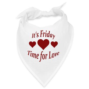 FRIDAY - Bandana - Weiß - Vorne