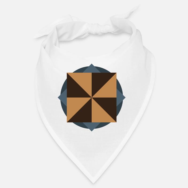 PYRAMIDENKERNGEOMETRIE | Grundformen-Artwork Bandana