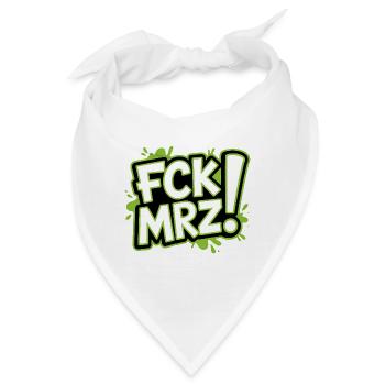 FCK MRZ - Anti CDU Meme - Bandana - Weiß - Vorne