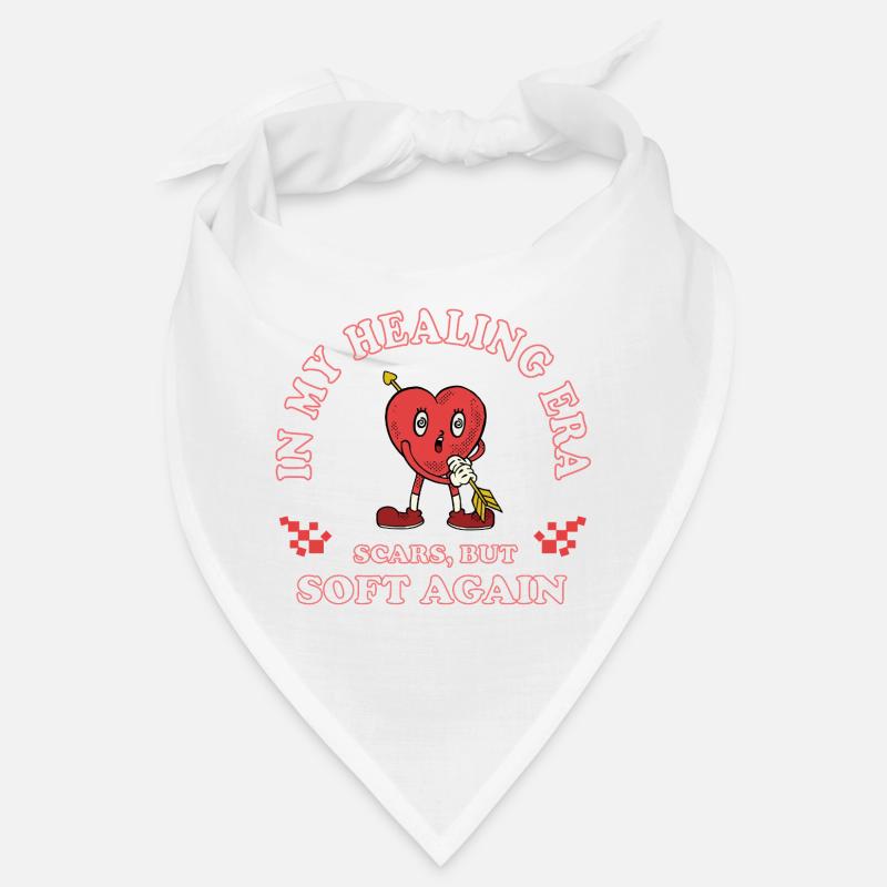 Dans mon ère de guérison – Retro Comic Heart Bandana
