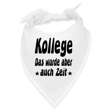 Kollege - Bandana - Weiß - Vorne