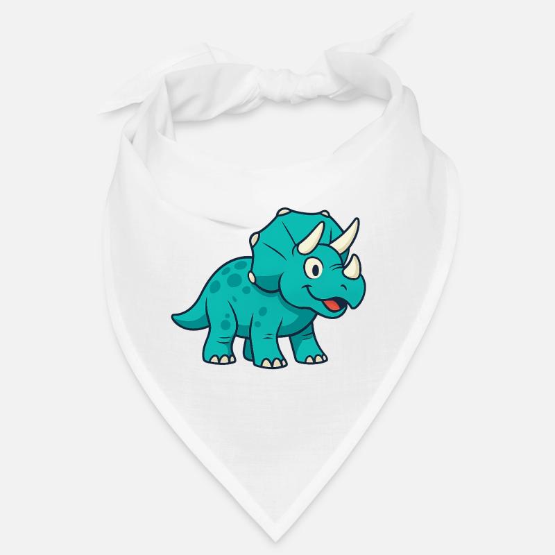 Le joyeux Dino Triceratops Bandana