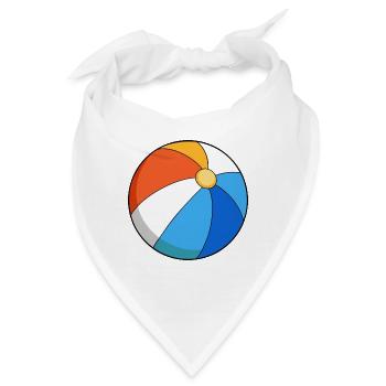 Beachball - Bandana - Weiß - Vorne