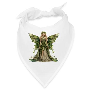 Waldfee Schmetterling - Bandana - Weiß - Vorne