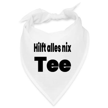 Tee - Bandana - Weiß - Vorne