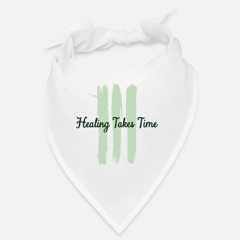 La guérison prend du temps Pleine conscience Patience Bandana