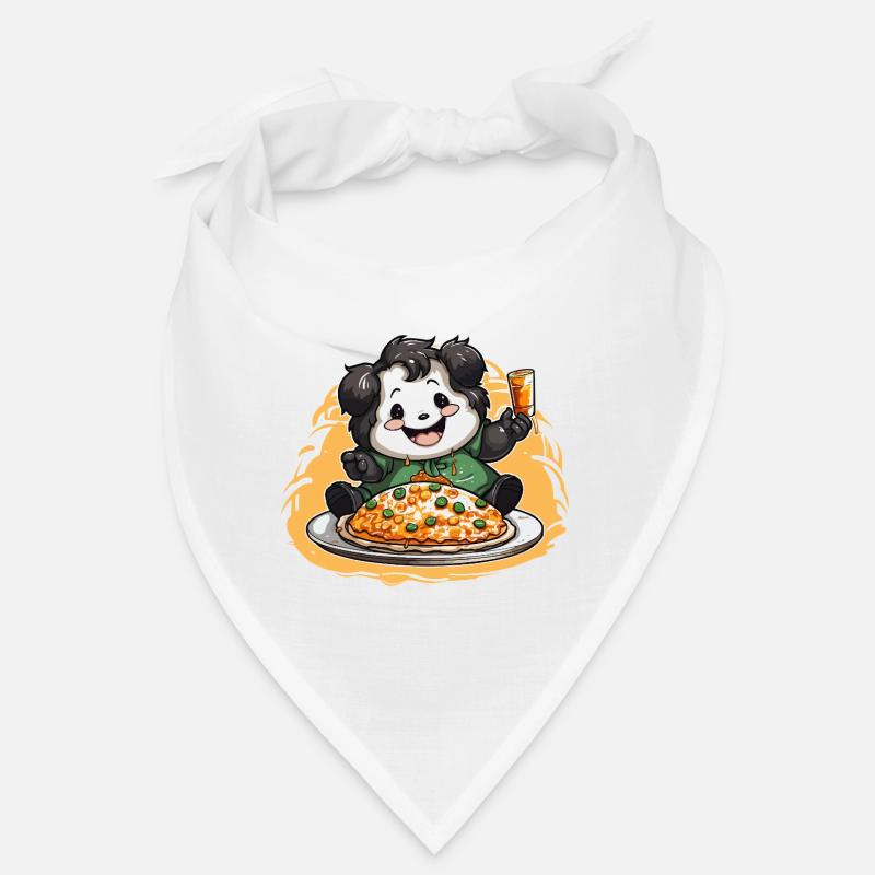 Pizza Panda Feier Bandana