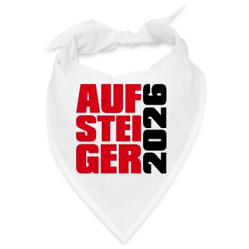 Aufsteiger 2026 Aufstieg - Bandana - Weiß - Vorne