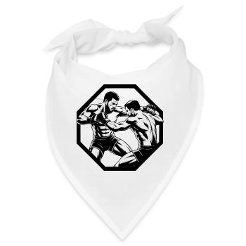 Octagon Fighters MMA Battle - Bandana - Weiß - Vorne