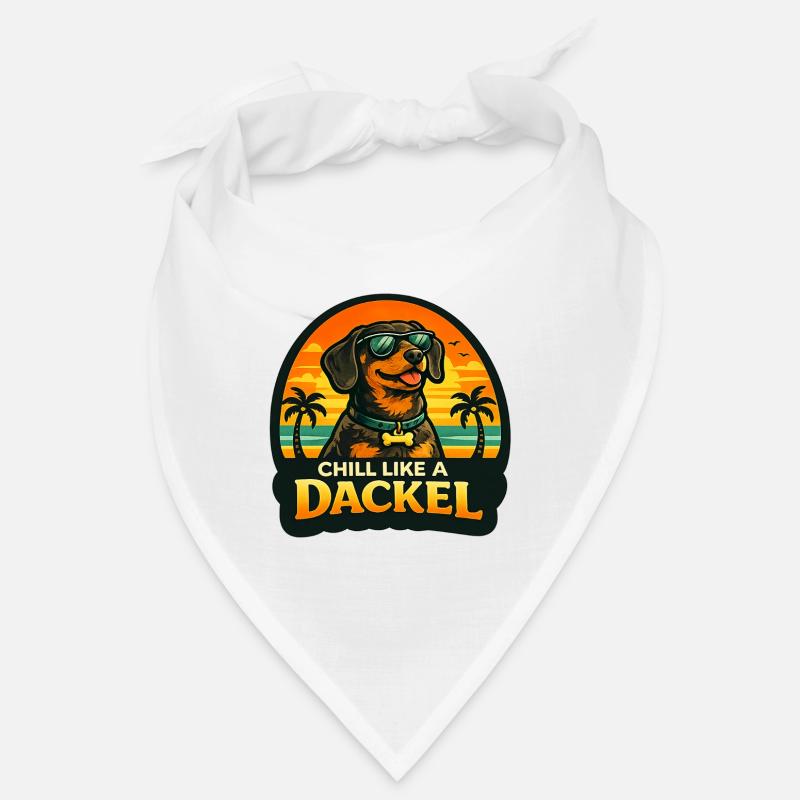 Chill wie ein Dackel Bandana