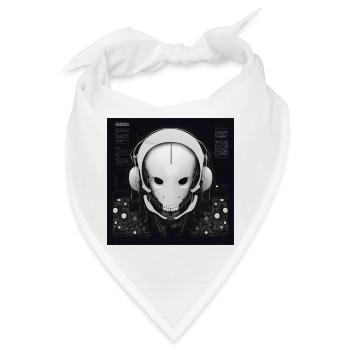 One Bulky Mech - Loam Sequence Cover - Bandana - Weiß - Vorne