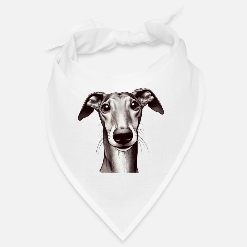 Galgomädchen - Bandana - Weiß