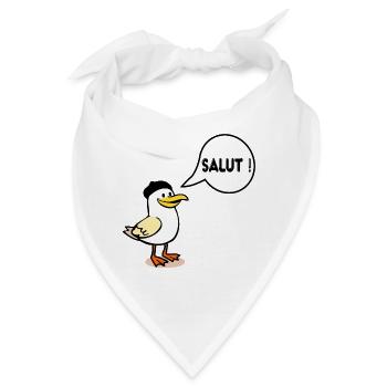 Möwenmütze Hi - Bandana - Weiß - Vorne