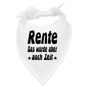 Rente - Bandana - Weiß - Vorne